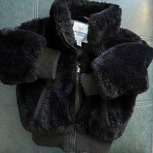 Urban Republic Girls Faux Fur Jacket size 24 Months